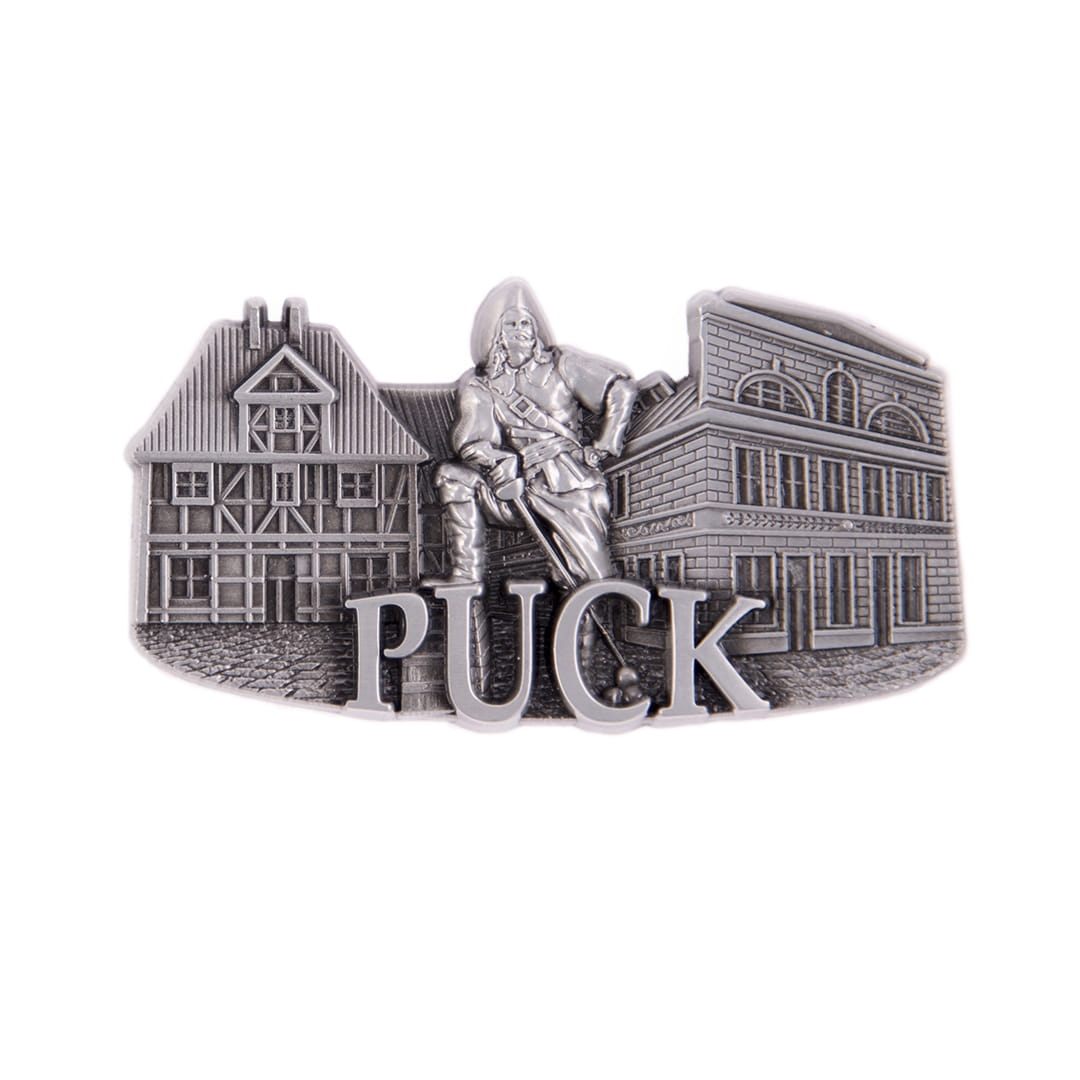 magnes na lodówkę panorama Puck metalowy