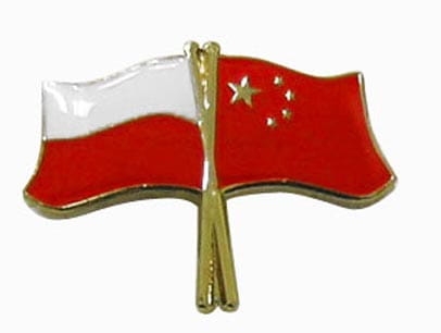 Przypinka Polska Chiny 579a