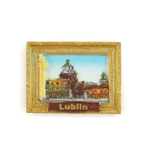 Magnes obraz złota rama Lublin Brama Krakowska