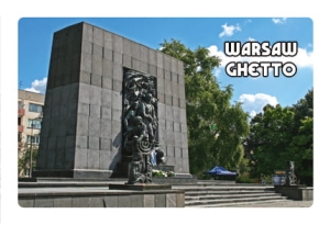 Magnes z efektem 3D Warszawa Ghetto