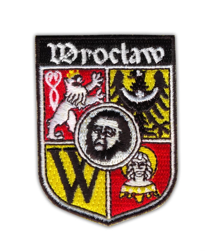 naszywka herb Wrocławia haftowana emblemat