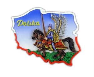 Magnes kontur Polska husarz
