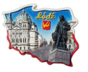 Magnes kontur Łódź plac Wolności