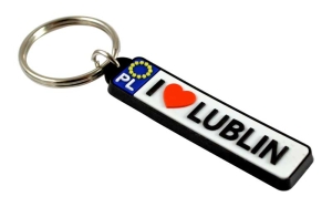 Brelok tablica rejestracyjna Lublin