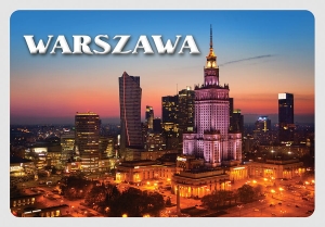 Pocztówka 3D Warszawa 33