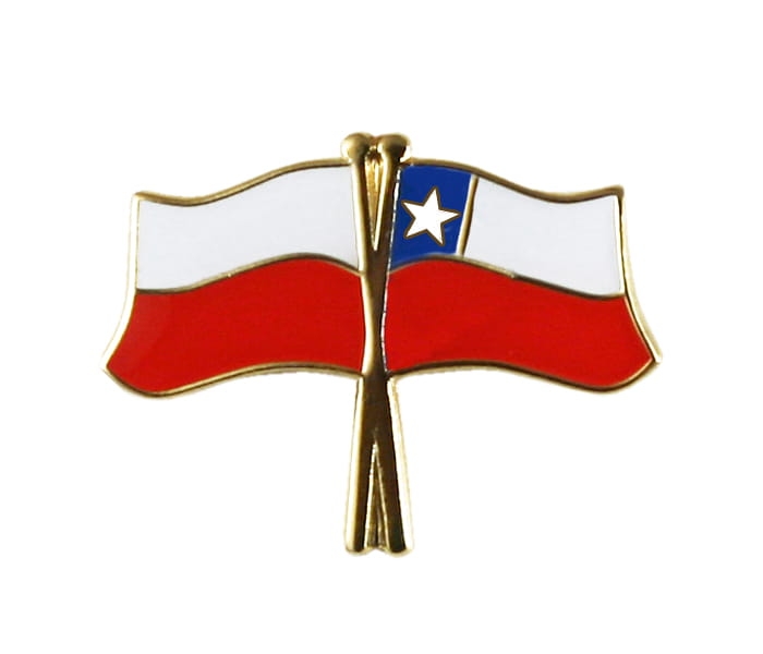 Przypinka Polska Chile 975a