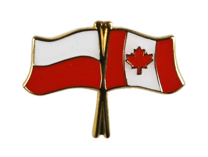 Przypinka Polska Kanada 373a