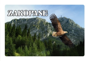 Magnes z efektem 3D Zakopane - Giewont