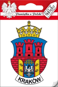Naklejka pojedyncza - herb Kraków