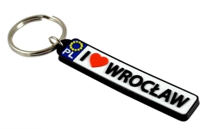 Brelok tablica rejestracyjna Wrocław