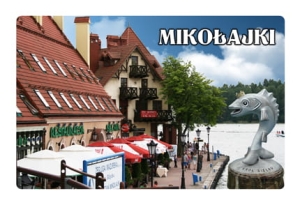 Magnes z efektem 3D Mikołajki