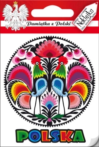 Naklejka pojedyncza - Polska - wycinanka 03