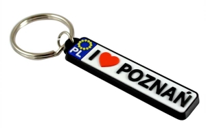 Brelok tablica rejestracyjna Poznań