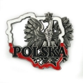 magnes na lodówkę Polska orzeł metalowy pamiątka