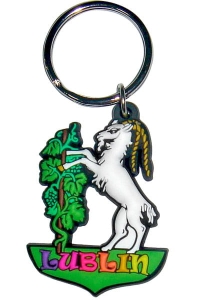 Brelok gumowy Koziołek Lublin