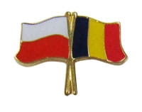 Przypinka, Polska - Rumunia, 606a