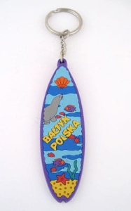 Brelok gumowy - deska surfingowa