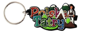 Brelok gumowy napis Polska Tatry