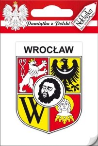 Naklejka pojedyncza - herb - Wrocław