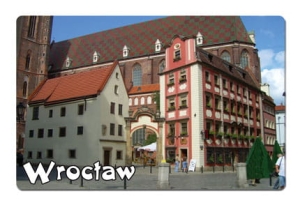 Magnes z efektem 3D Wrocław Jaś i Małgosia